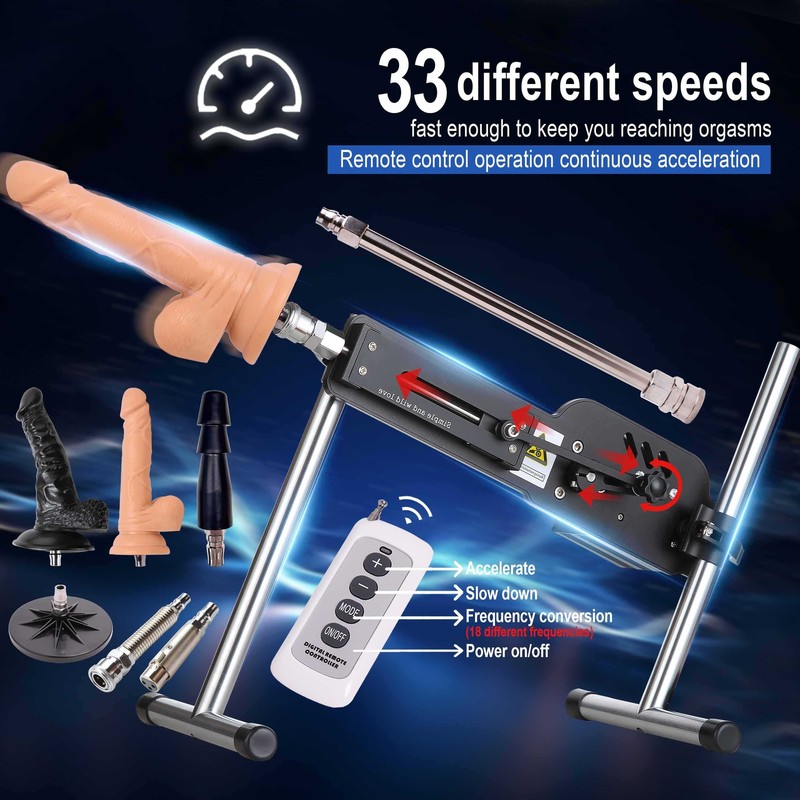 Automatic Sex Machine Masturbator Electric Sex Toys Thrusting Dildo for Women US gallery