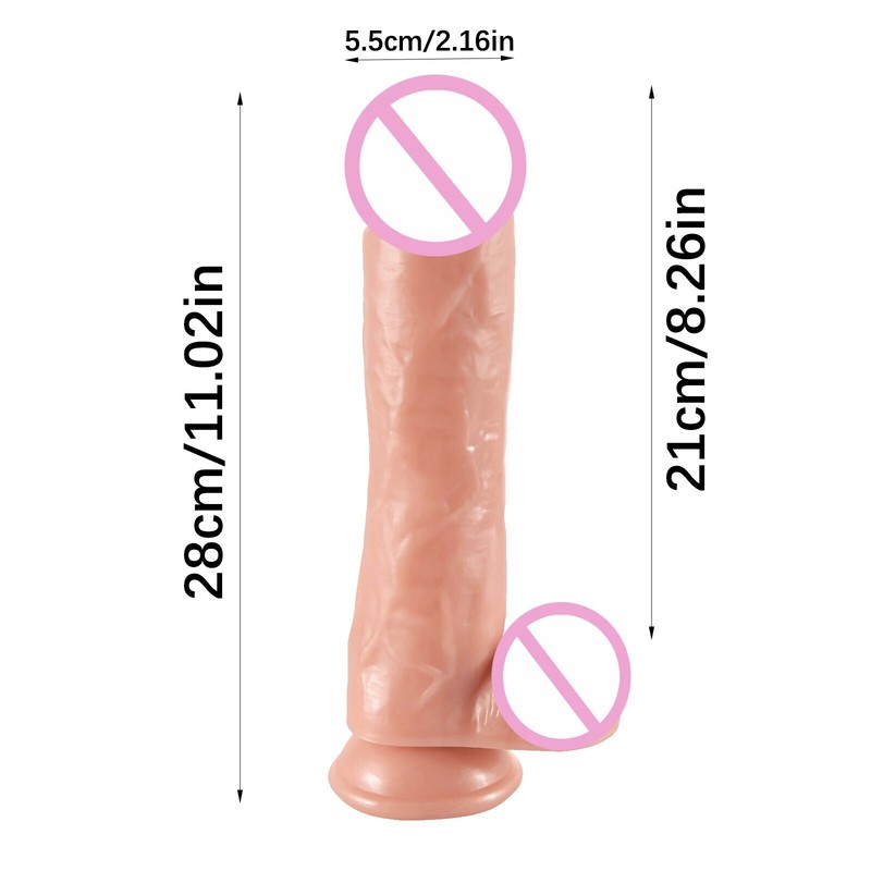 26cm/28cm Huge Suction Cup Dildo Anal Plug G-spot Massage Masturbation Sex Toy gallery