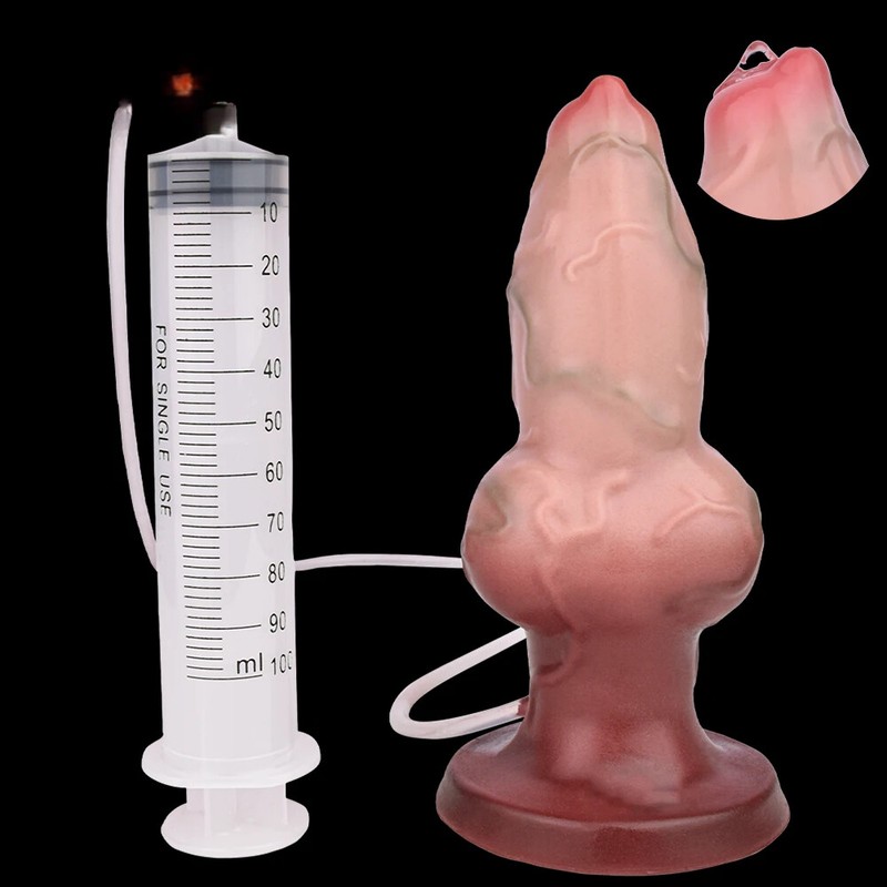 Realistic Squirting Dildo With Big Silicone Vaginal Prostate Massager Masturbate