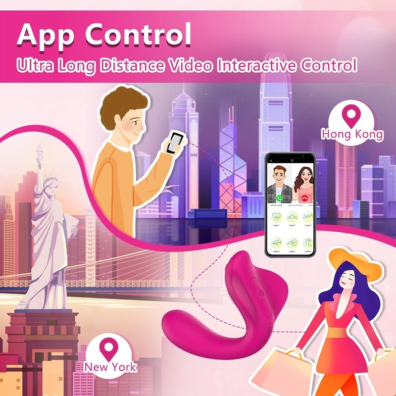 Remote Control Wearable APP Control Vibrator Massager Adult Women Sex Toy gallery