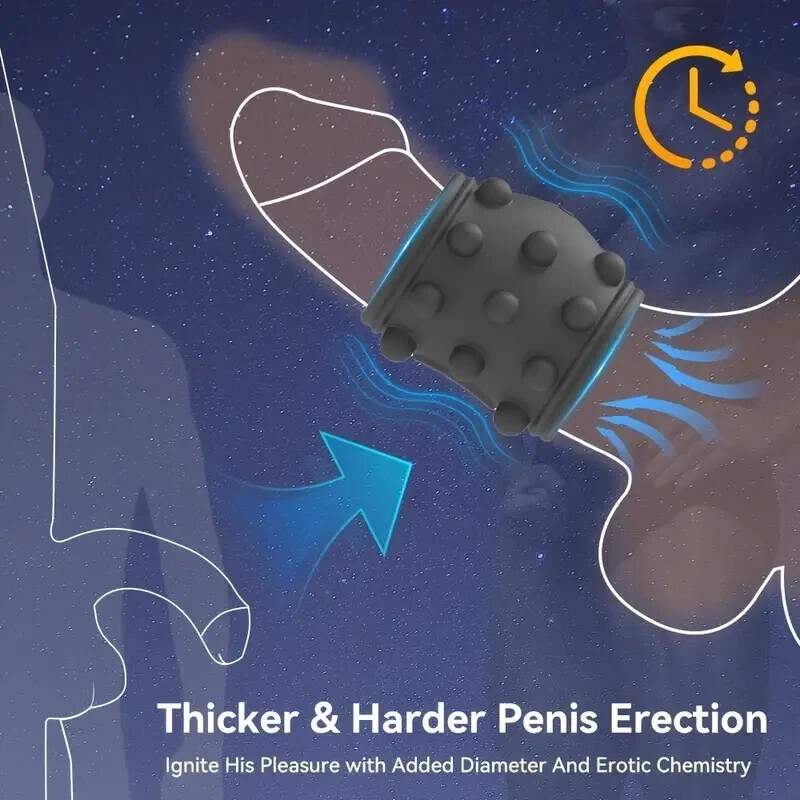 Vibrating Cock Ring Penis Ring Vibrator Testicular stimulation Sex Toys For Men gallery