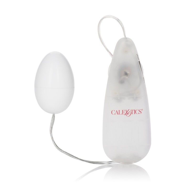 Cal Exotics Pocket Exotics Vibrating Egg White - Clitoral Vaginal Egg Vibrator gallery