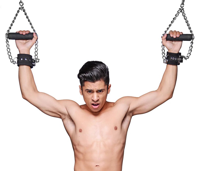 Strict Leather Fur Lined Nubuck Suspension Cuffs with Grip gallery