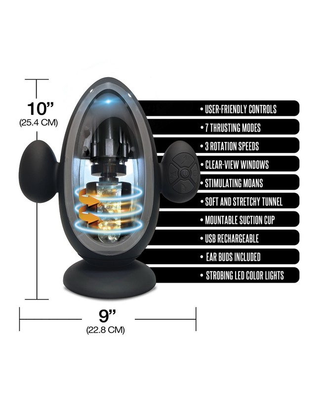 MSTR B8 Blast Off Automatic Thrusting & Vibrating Stroker gallery