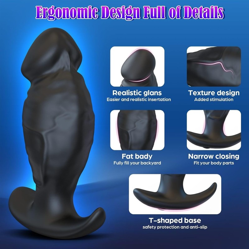 Compact Anal Plug with APP Control and 10 Vibration Levels for Discreet Pleasure gallery