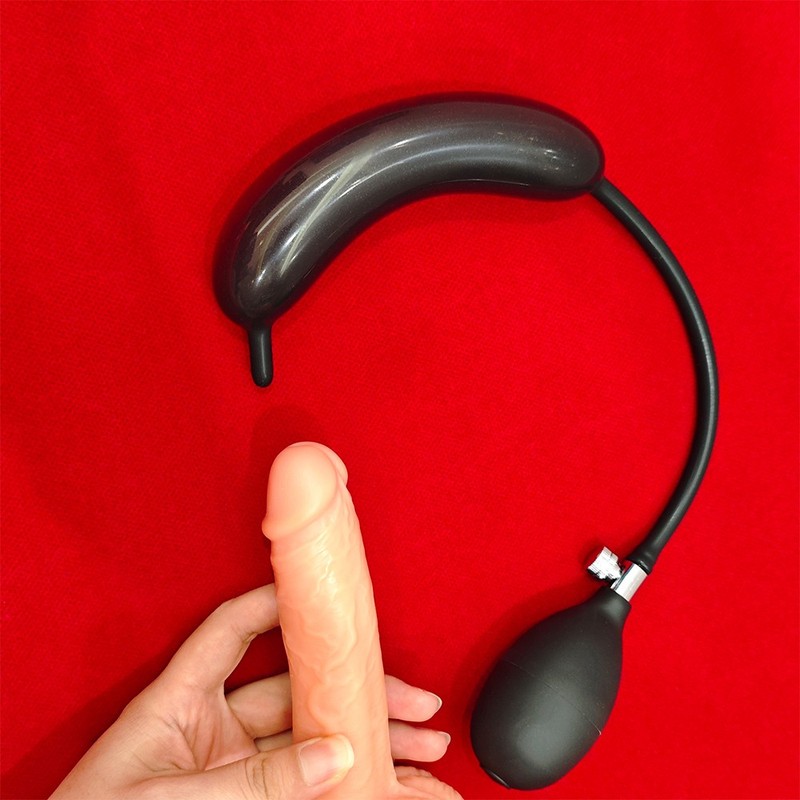 Male Inflatable Penis Plug Sounding Urethra Stimulate Cock Massager Sex Toys Men gallery