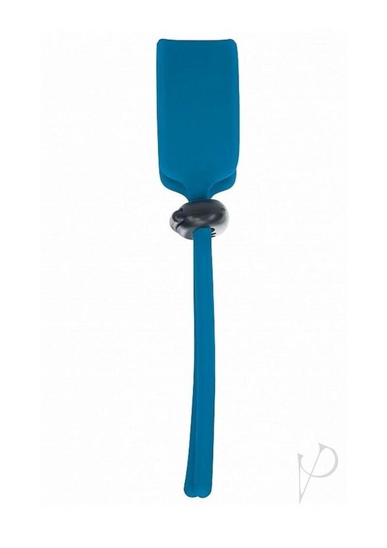 Levelz Wide Adjustable Silicone Lasso Cock Ring - 5mm - Teal gallery