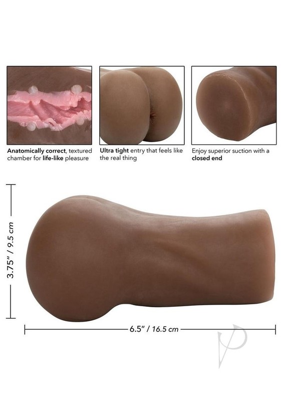 Stroke It Realistic Stroker - Ass - Chocolate gallery