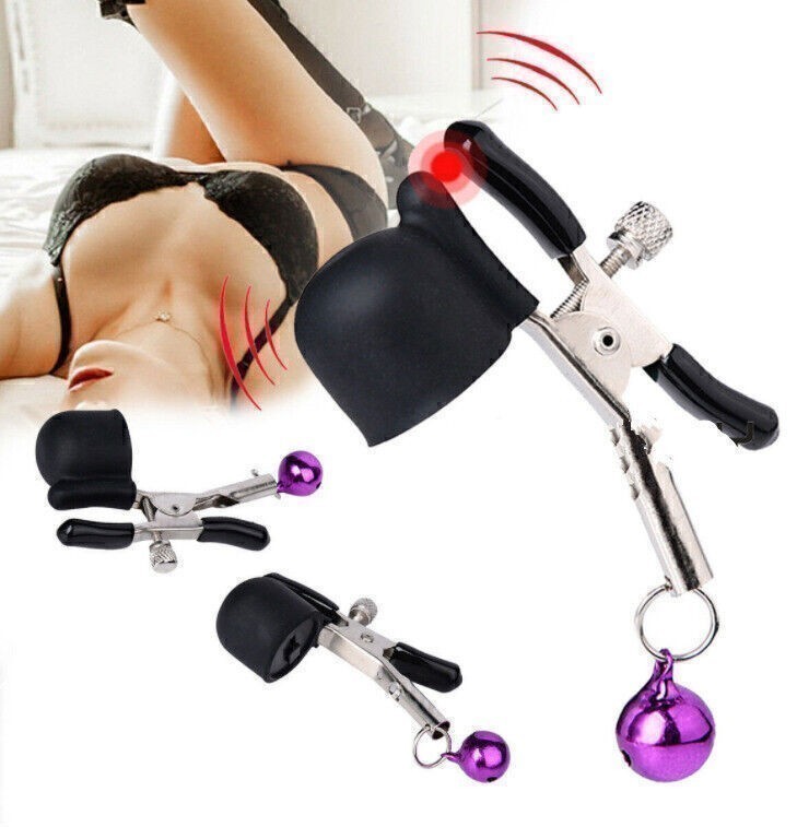 Vibrating Nipple Clip_Vibrator_Licking Clitoris Nipple Play_Fetish Love_toy gallery