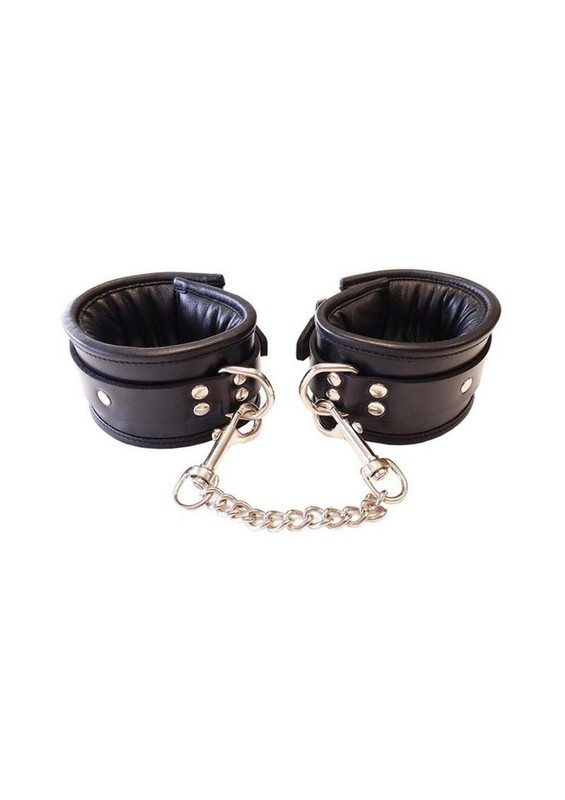 Rouge Padded Leather Adjustable Ankle Cuffs gallery