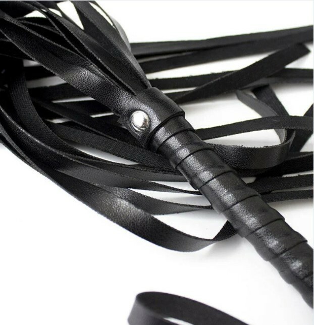 Leather Whip Flogger Slave Bdsm Bondage Sexy Whip Spanking Erotic Adult Game gallery