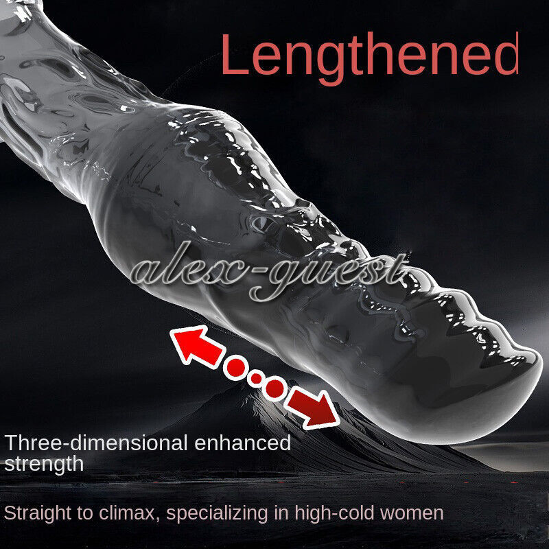 7CM Reusable Penis Sleeve Big Knot Penis Extender Condom Extension Sex Toy gallery