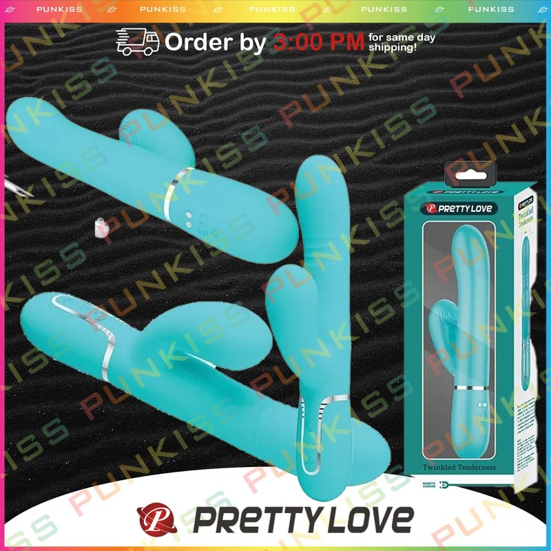 Pretty Love Mariana Twinkled Rabbit G-Spot Cilt Dildo Vibrating Sex Toys Women