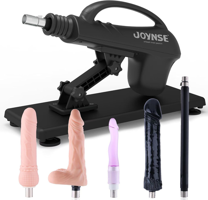 Automatic Thrusting Gun Sex Machine Adult Sex Toys with Dildos for Female & Male