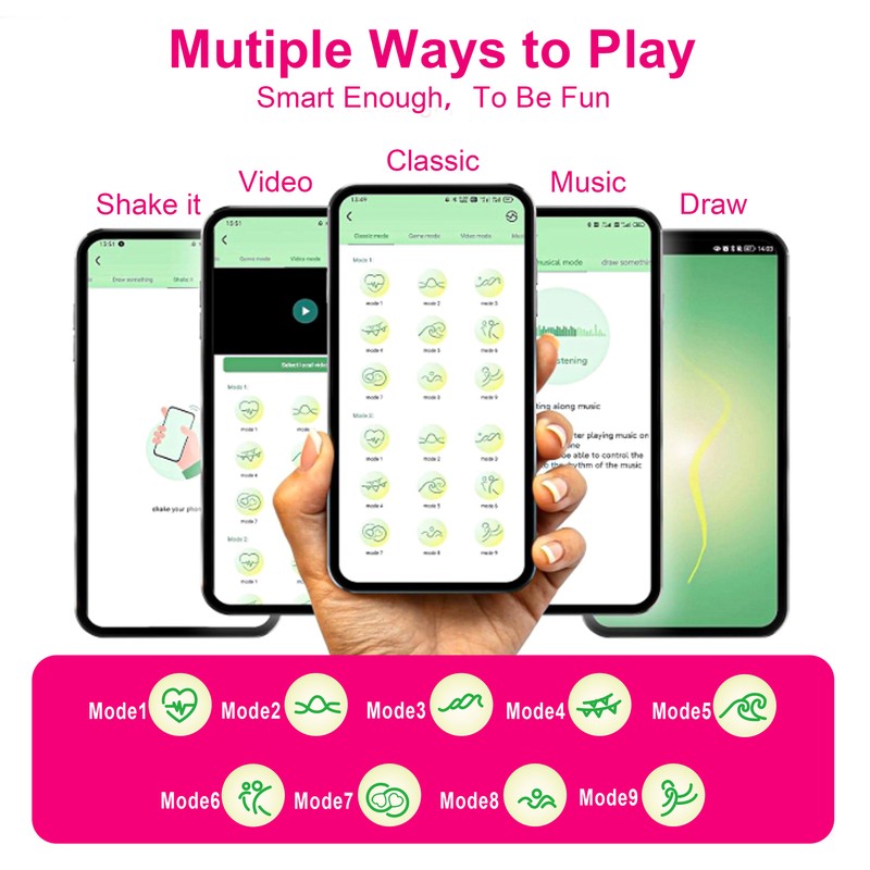 Wearable Multi-Speeds Rabbit Bullet Vibrator G-Spot Massager App Control Sex Toy gallery