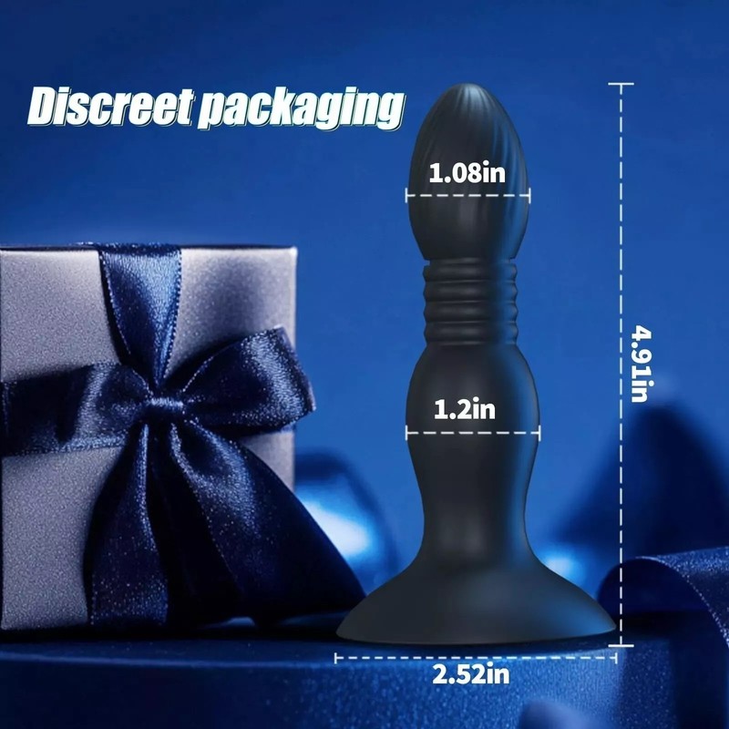 Prostate Massager Vibrator Thrusting Anal Butt Plug Dildo Sex Toys for Men Women gallery