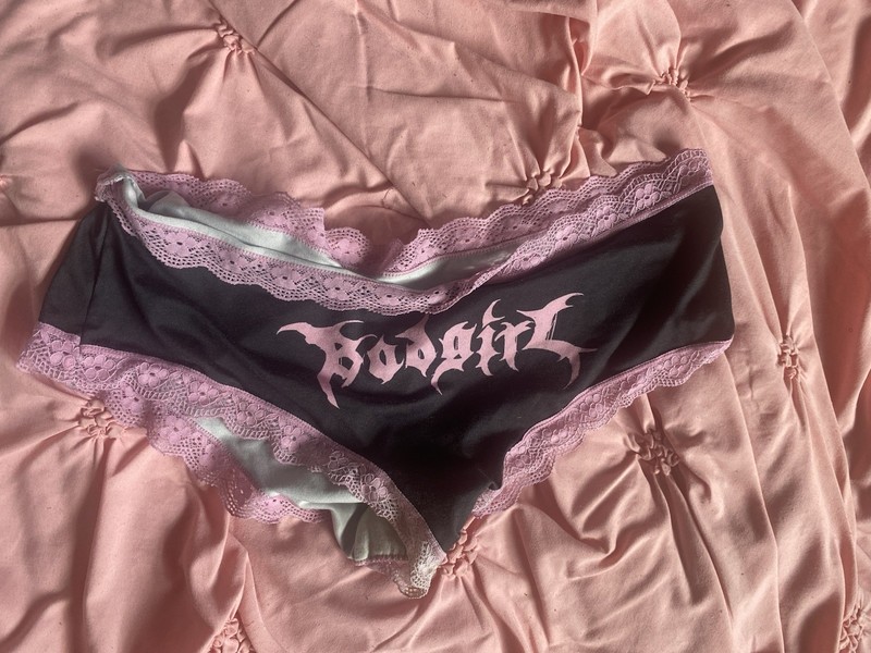 Pink & Black Panties