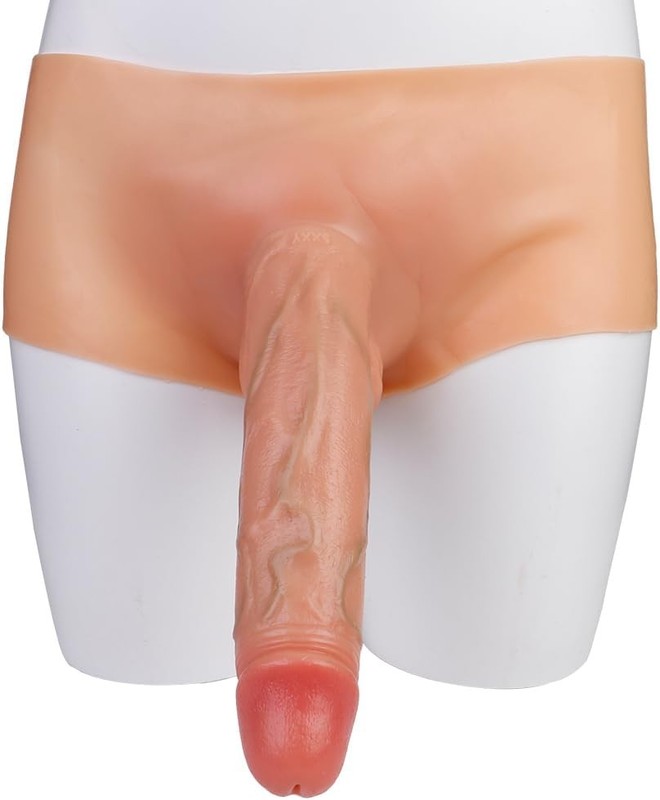 9 inch Strapless Strap on Dildo High Elastic Solid Dildo Panties Dildo, Silicone