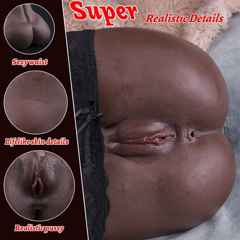 24lb Big Ass Male Masturbator Life Size Sex Real Doll Pussy Anal Sex Toy For Men gallery