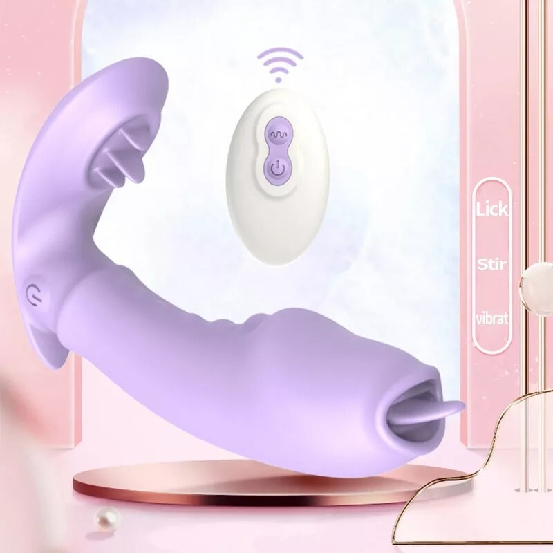 Wearable G-Spot Clit Vibrator Sucker Dildo Massager Adult Sex Toys for Women US