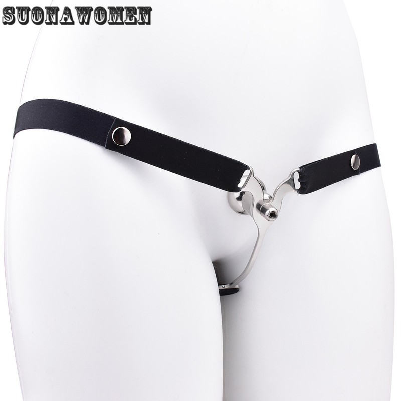 Detachable Clitoris Inverted Chastity Belt Cage with Elastic Adjustable Strap gallery