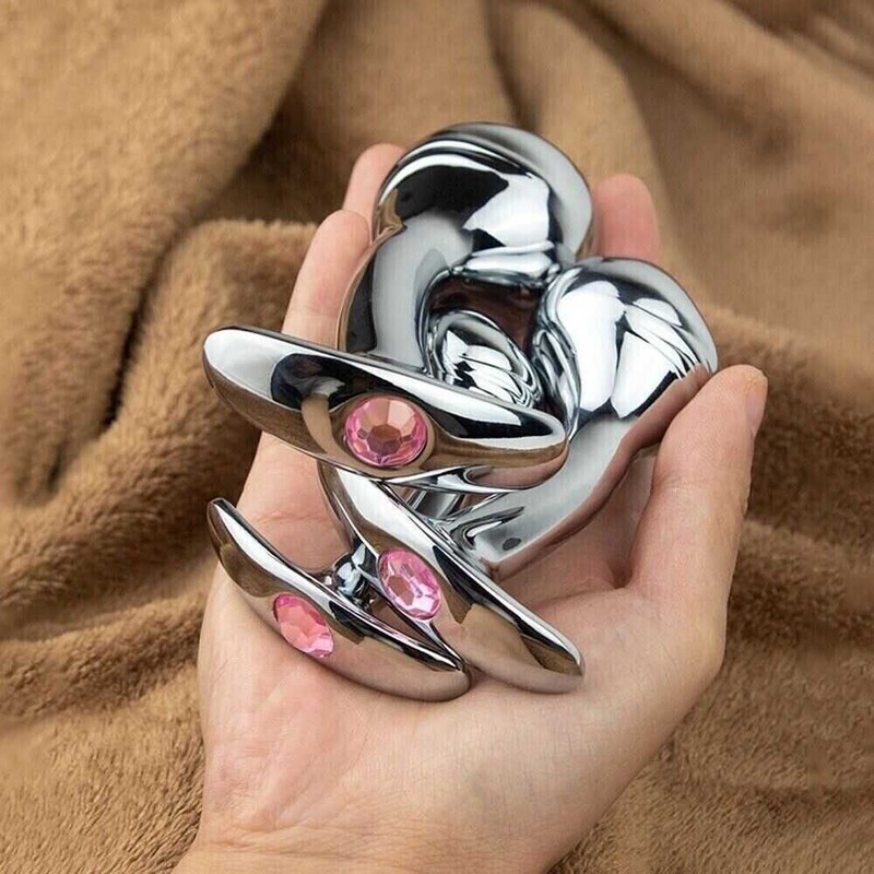 Metal Steel G-spot Anal Butt Plug Prostate Massager Probe Sex Toys for Men Women gallery