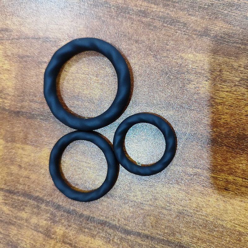 3pcs Cock Rings Super Strong Stretchy Stay Hard Penis Stretcher Enhance Sex Toys gallery