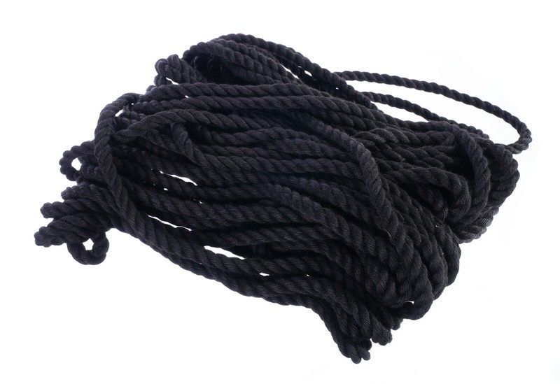 Core by Kink Cotton Rope, 50 Feet, Black gallery