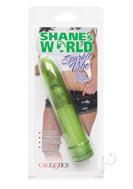 Shanes`s World Sparkle Vibrator – Green