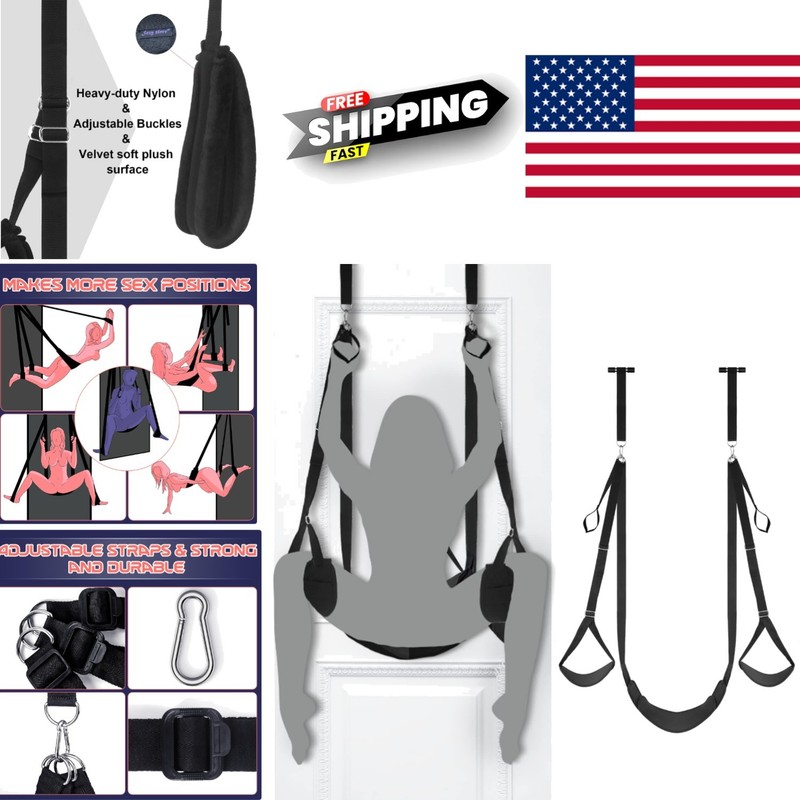 Durable Door Sex Sling with Cushioned Seat Perfect for Romantic Adventures