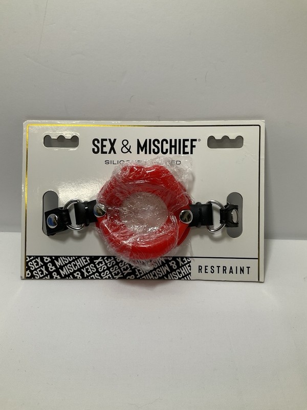 Sex & Mischief Restraint Silicone Lips Red