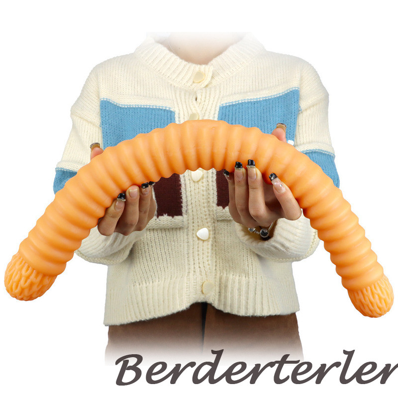 56cm Super Long Double Head Screw Thread Large Thick Anal Whip Lesbian Sex Toys