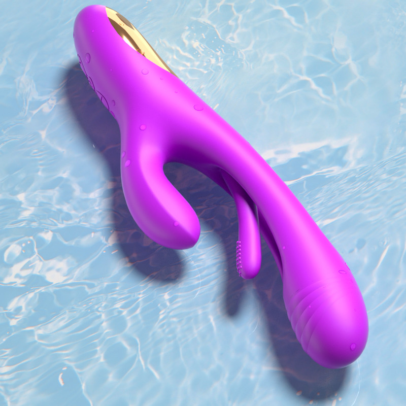 Rechargeable Patting Rabbit Vibrator Dildo G-spot Massager Sex Toy For Women gallery
