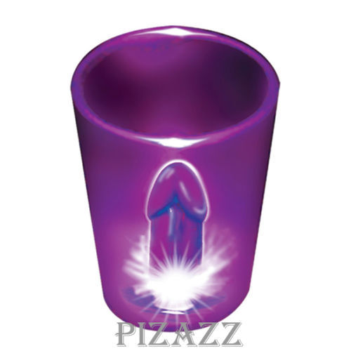 New Year Party Shots, Multi Colored Cock Shot Penis Light Glasses