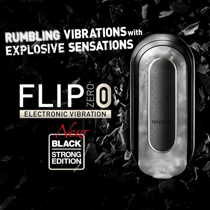 TENGA Flip ZERO ELECTRONIC VIBRATION BLACK gallery