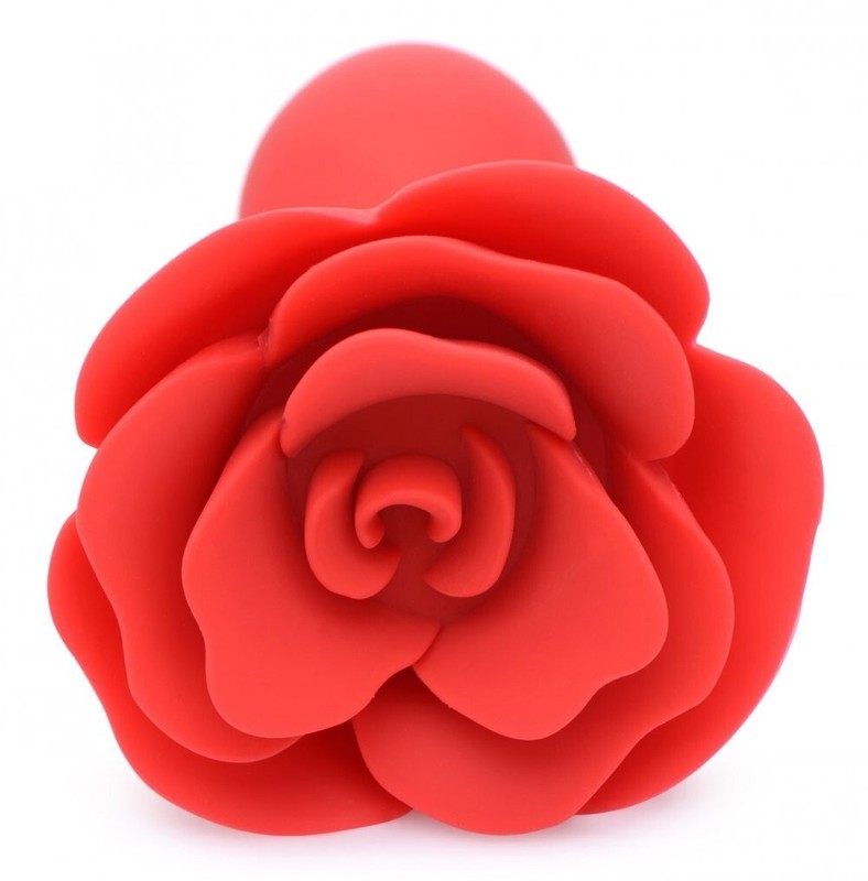Booty Bloom Silicone Rose Anal Plug Large Flower Ass Butt Play Master Series New gallery