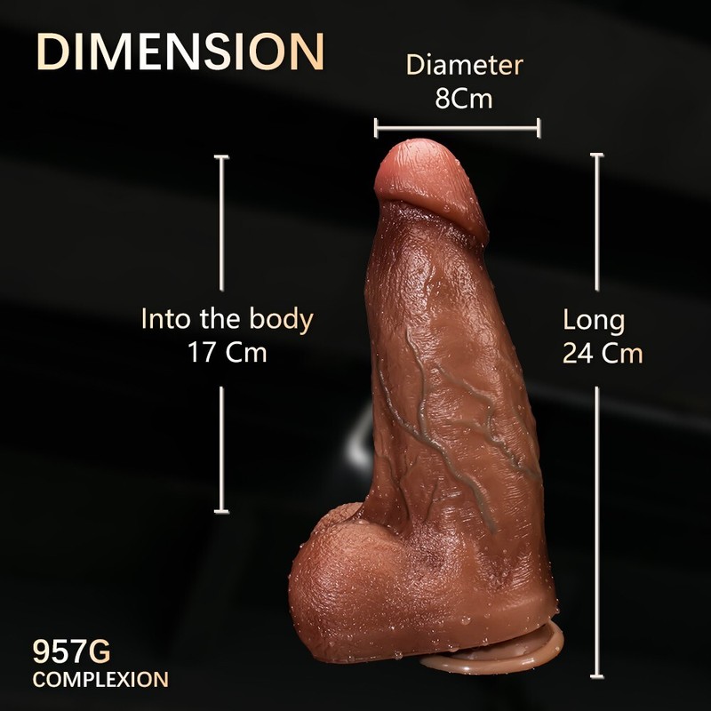 Big-Dildo Giant-Thick-Realistic-Huge-Suction-Cup-Penis-Anal-Sex-Toy-Women Dick gallery