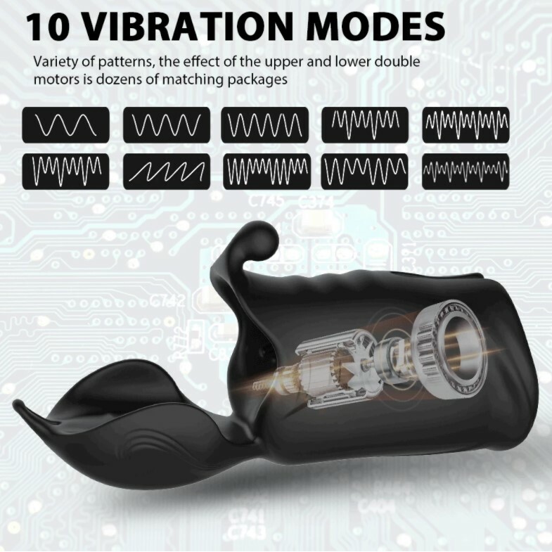 10 Modes Male Masturbators Vibrator Penis Massager Glans Ejaculation Sex Toys gallery
