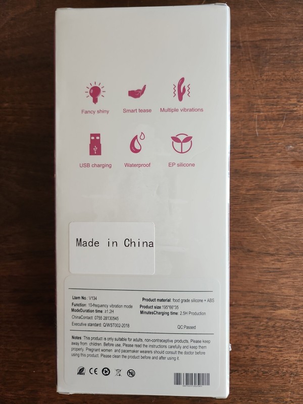 Vibrator, silicone. Abs/ metal ubs chargeable.