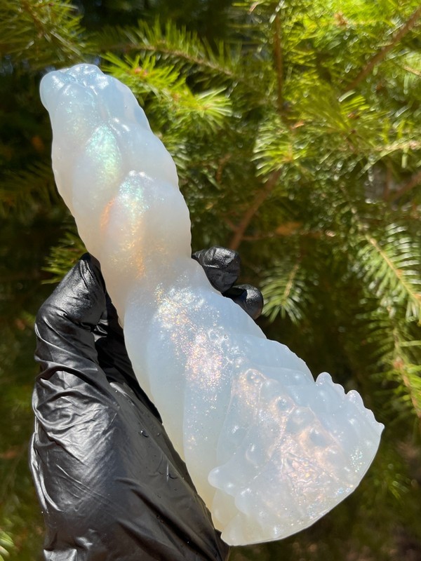 Sparkling penis Silicone Tentacle 7"Dildo Adult Sex Toys Women G-spot Stimulator gallery