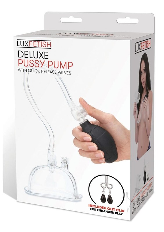 Lux Fetish Deluxe Pussy Pump – Clear