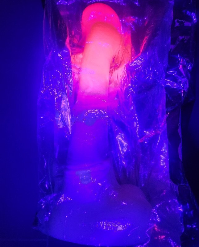 NEW Bad Dragon CHANCE FLARED Fantasy EXTRA LARGE Silicone Dildo UV GLOW Toy gallery