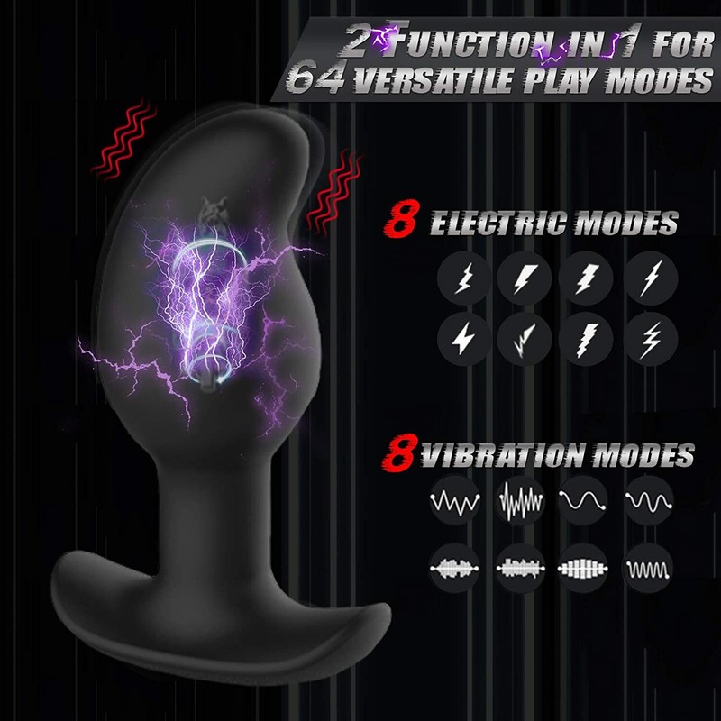 Automatic-Electric-Prostate-Anal-Dildo-Sex-Machine-Shock-Vibrator-Male-Gay-Toy gallery