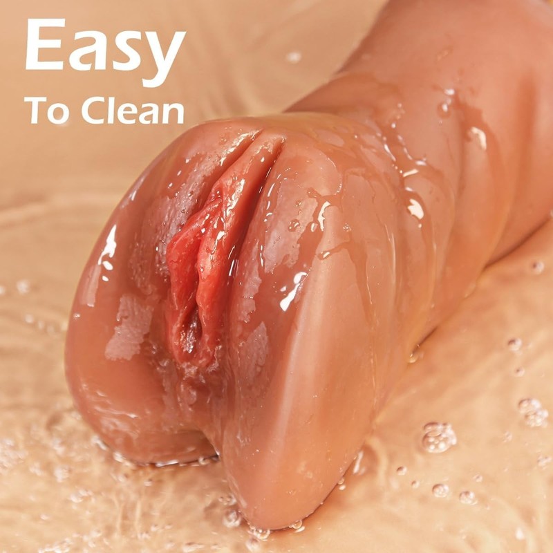 Thick and Fleshy Male Masturbator 3 in 1 Design for Enhanced Pleasure Experience gallery