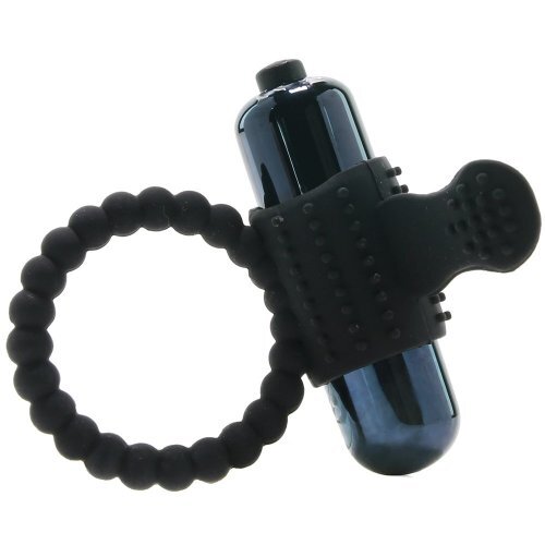 Fantasy C-Ringz Vibrating Silicone Super Ring - Black gallery
