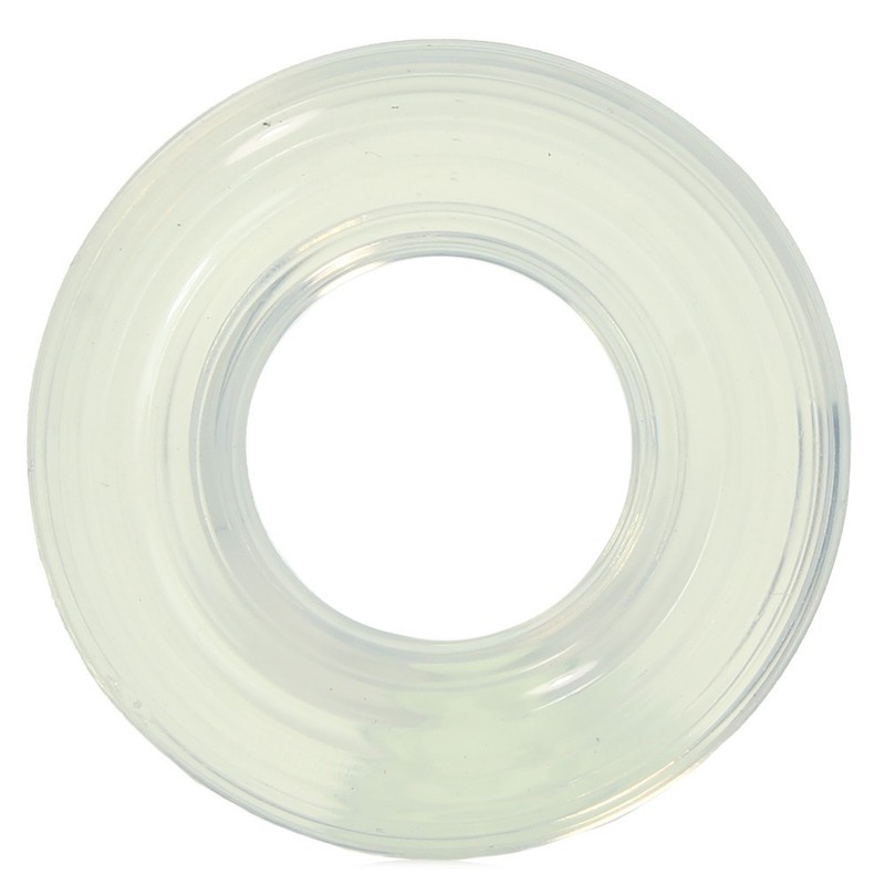 Extra Large Premium Silicone Cock Ring Clear – Male Prolong Sexual Enhancer