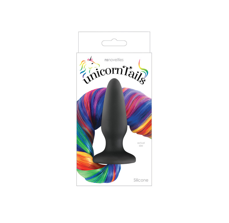 Unicorn Tails Rainbow Multi Color Pony Cosplay Anal butt plug