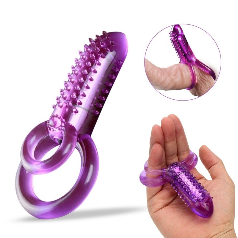 Wireless Vibrating Lover&rsquo;s Penis Cock Ring Clit Vibe Sex-toys for Men Couples