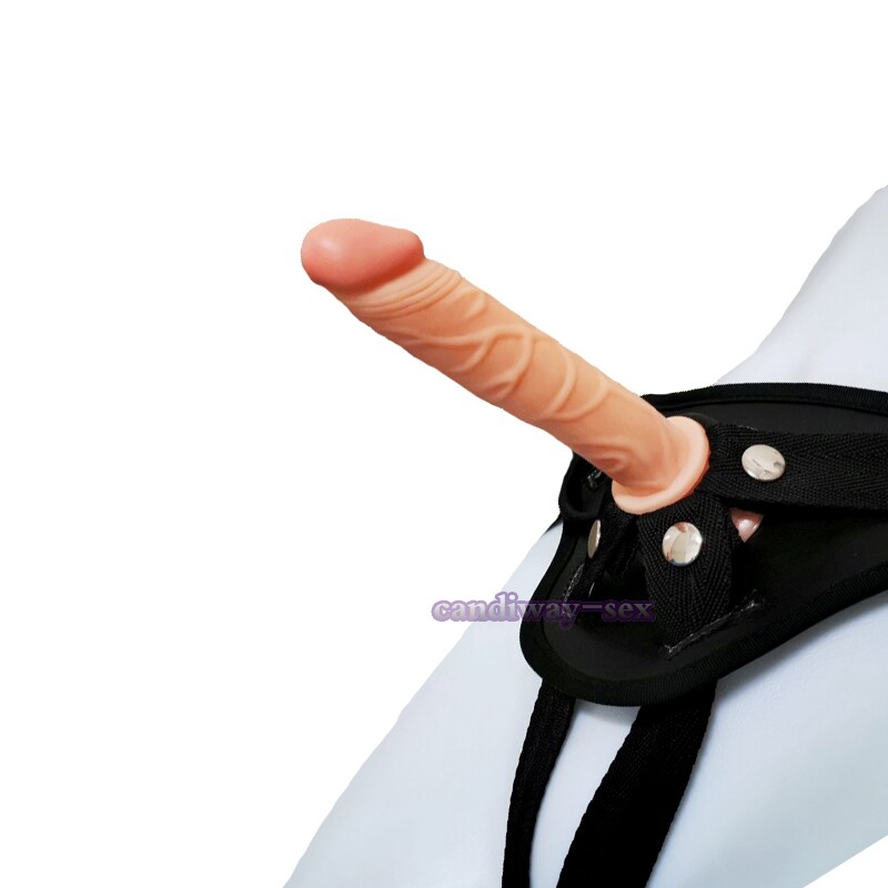 Small Strap-on Harness with Dildo Dong Anal Butt Plug Sex-toys for Lesbian Women gallery