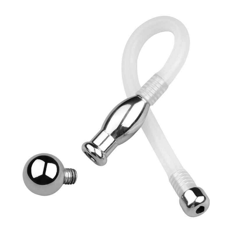 Silicone Urethral Dick Trainer Stainless Plug Stretcher Dilator Enhancer BDSM gallery
